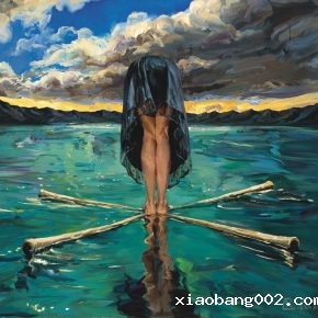 13-yu-hong-crossed-boat-acrylic-on-canvas-140-x-150-cm-2016