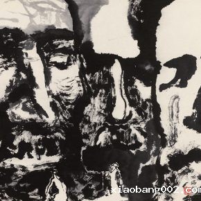 26 Wu Biduan, The Men in the Dream No.2, 42 x 52 cm, ink and color on paper, 1991, private collection of Wu Biduan