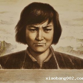 53 Wu Biduan, Tragic Zhang Zhixin, lithograph, 39 x 55 cm, 1979, in the collection of CAFA Art Museum