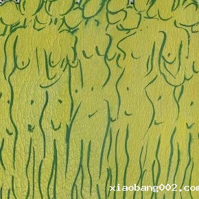 57 Zhu Zhengeng, Human Bodies, ink and color on paper, 34 x 46 cm, 2009