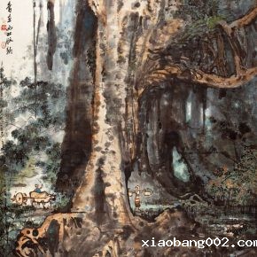 23 Zong Qixiang, The Quiet Forest, 179 x 96 cm, 1961