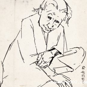 29 Tian Shixin, Portrait of My Mother, pastel on paper, 22 x 19 cm, 1984