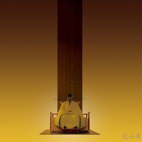 44 Tian Shixin, Emperor Taizu of Song, bodiless carved lacquerware, 183 x 183 x H156 cm, 2009