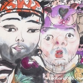 09 Li Jin, The Flowing Rainbow, ink and color on paper, 34.5 x 34 cm, (6) 2017