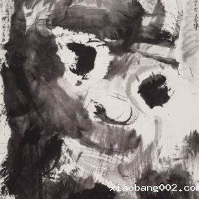 23 Li Jin, Swordsman, ink and color on paper, 180 x 98 cm, 2016