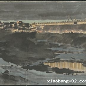 Li Hu, Night at Lion Beach, 1956