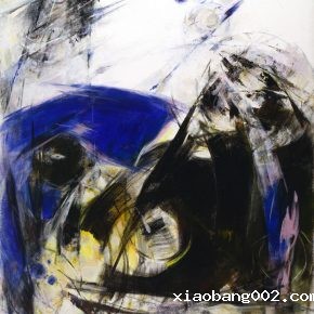 Lin Gang Climbing 150x124cm Acrylic on canvas 2008